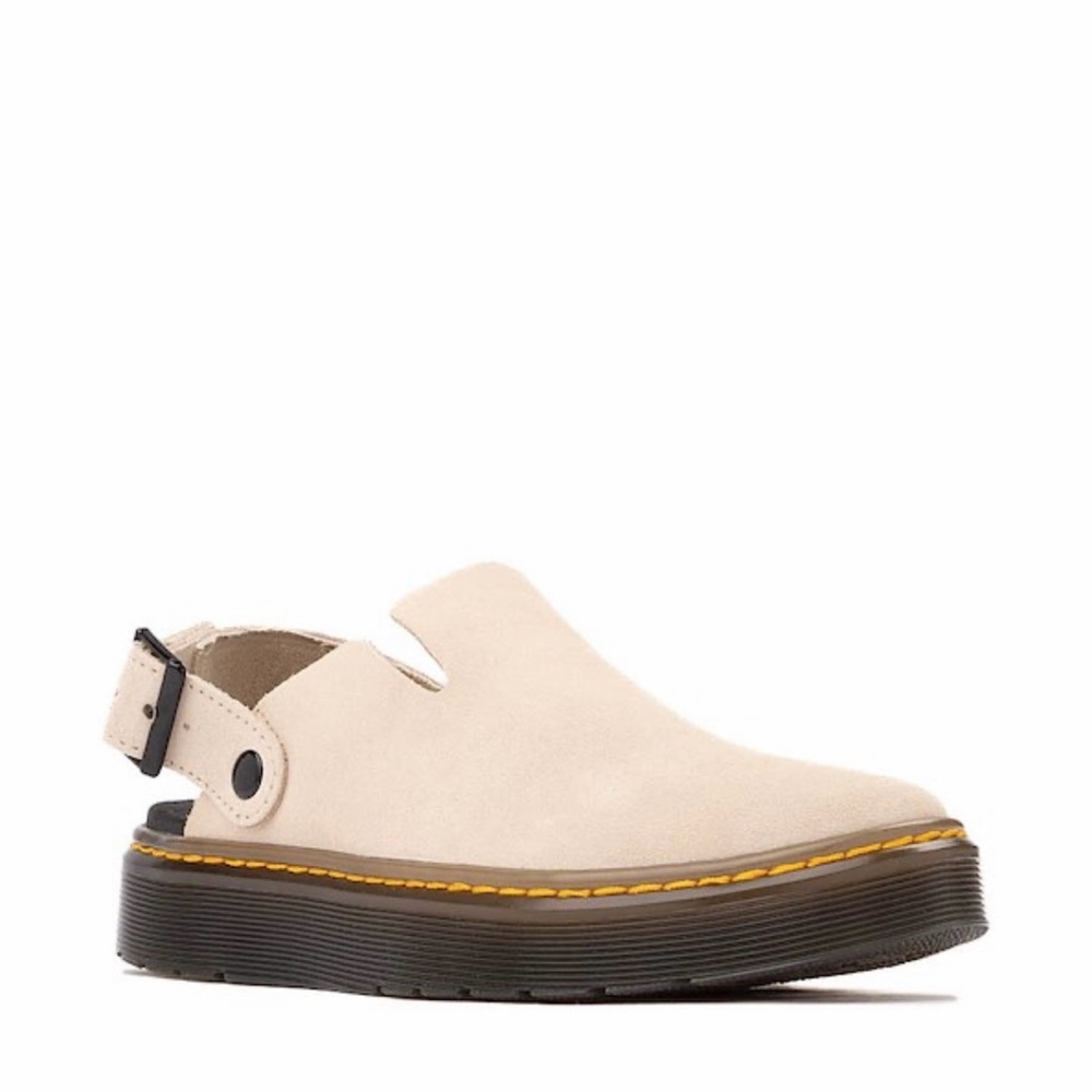 Dr. Martens Cream Slingback Mules